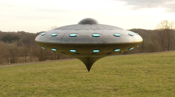 UFO 'nun fotorealistik görselleştirmesi, 3 boyutlu canlandırma