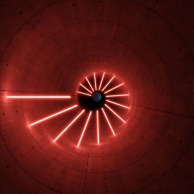 arkaplan için soyut 3d hazırlanmış ışıklandırma sahnesi