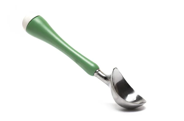 Close Retro Metal Ice Cream Scooper Ice Cream Scoop Art — Stock Photo, Image