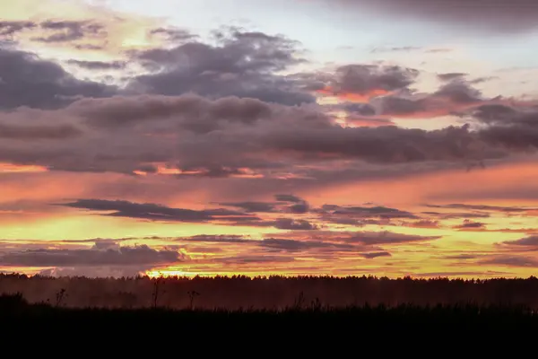 Sunset Patterns Background Clouds — Zdjęcie stockowe