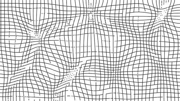 Enkla Linjer Vit Bakgrund Abstrakt Mönster Grunge Vågiga Linjer Vektorillustration — Stock vektor