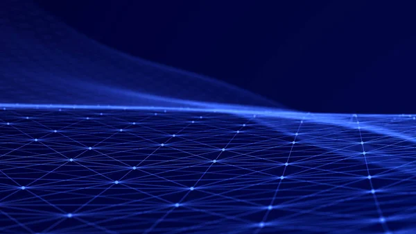 ハニカムネットワークの概念 データ転送 デジタル技術の背景 サイバースペース 3Dレンダリング — ストック写真