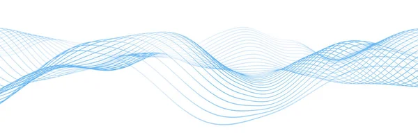 ビッグデータストリーム 情報技術の背景 線で構成されたダイナミックな波の背景 — ストック写真