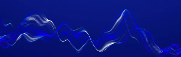 Muziekgolf Equalizer Prachtige Illustratie Met Stippen Voor Muzikale Achtergrond Weergave — Stockfoto
