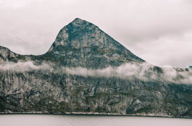 Norveç 'teki Dağdan Görünüm