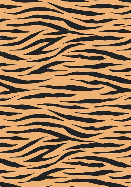 背景图案 虎橙色条纹黑色丛林狩猎 Tiget Print — 图库照片