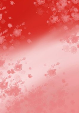 Arka plan fırça darbeleri sıçrama, pembe kırmızı sanat arka planı. Boşluğu kopyala