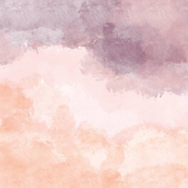 Pastel suluboya arka plan, fırça el boyası, suluboya lekeleri. Boşluğu kopyala