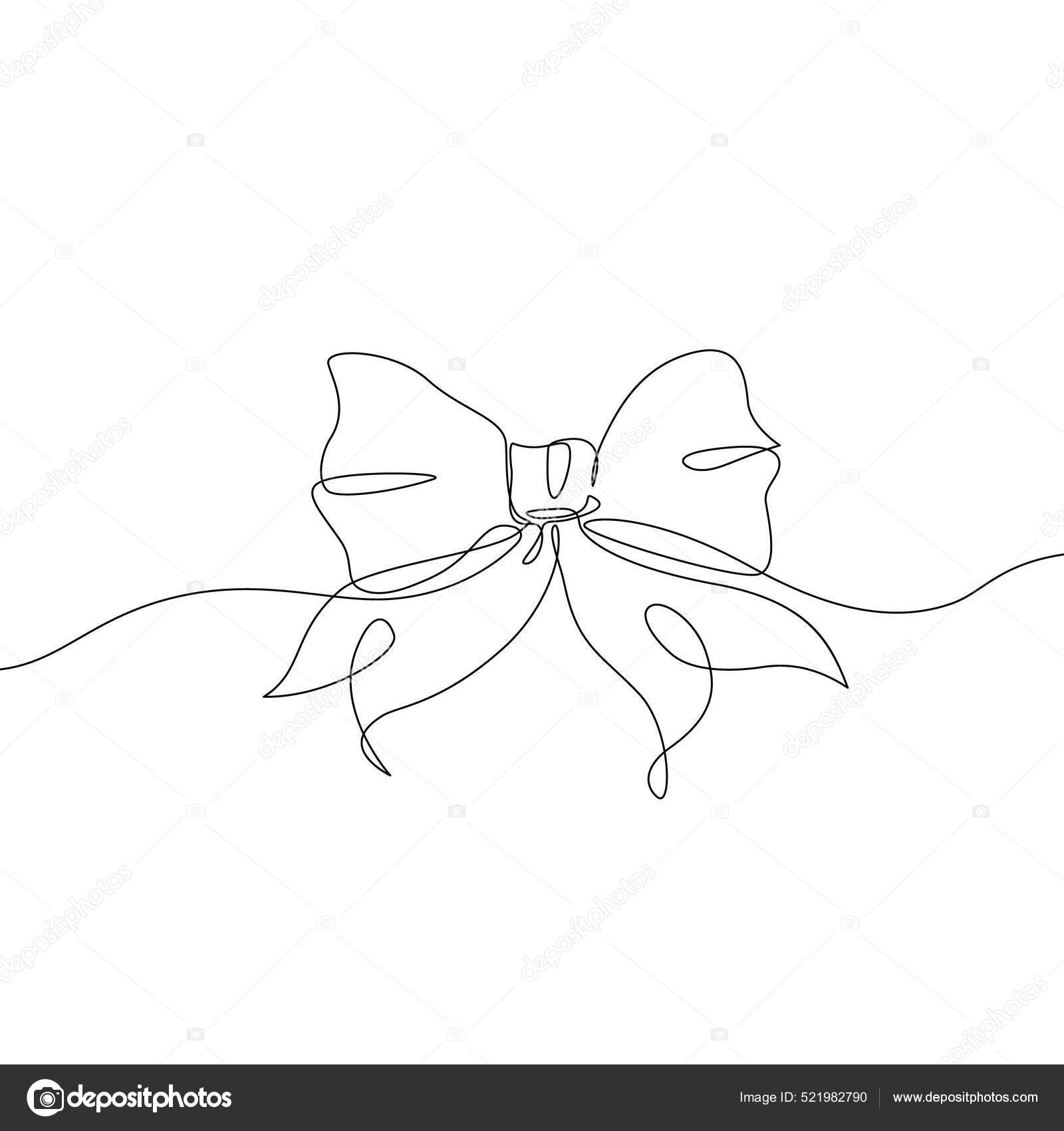 Download Elegant White Ribbon or Bow Tied into a Knot PNG Online