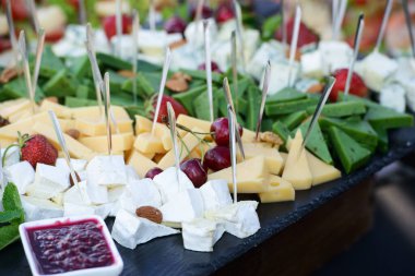 masada meze çeşitli Peynir tabağı