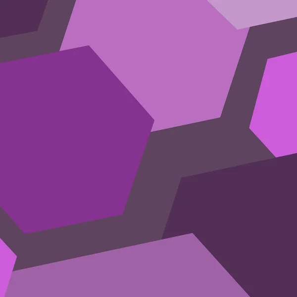 Seamless Modern Abstract Background Purple Hexagon Pattern Texture Design —  Vetores de Stock