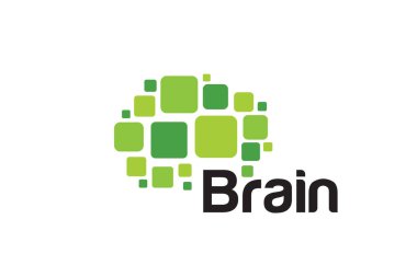 Beyin fırtınası gücünün yaratıcı grafik vektörü logo tasarım şablonu 