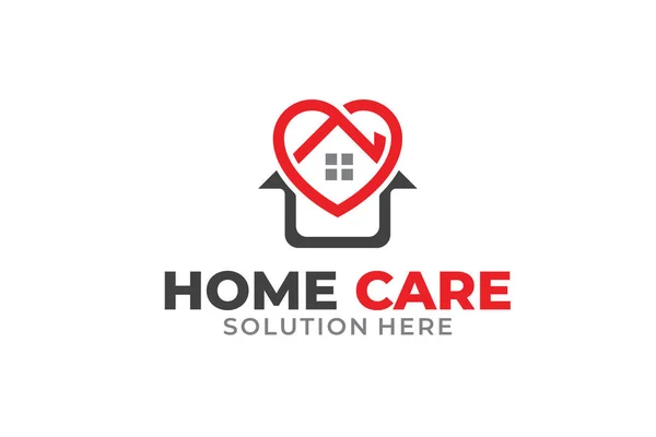 Creatieve Grafische Vector Van Home Health Services Concept Logo Ontwerp — Stockvector