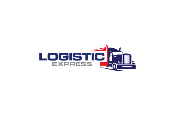 Plantilla Diseño Del Logotipo Empresa Logística Entrega Ilustraciones — Vector de stock