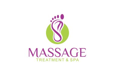 Güzellik logosu grafiği güzellik salonu, masaj ve beyaz arka planda izole edilmiş spa için mükemmel.