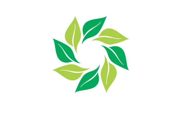 Шаблон Дизайна Зеленого Листа Вашего Бизнеса — стоковый вектор