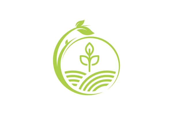 Modèle Conception Logo Aménagement Paysager Pour Votre Entreprise — Image vectorielle