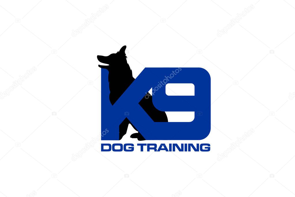 Illustration vector graphic of dog training club Logo Design template