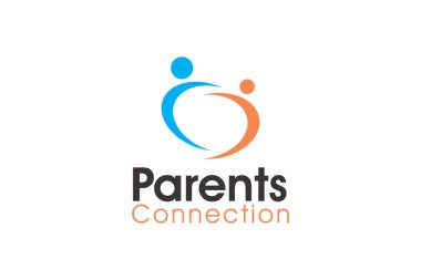 Sağlıklı Ebeveynlik Bağlantı logo tasarım şablonu grafiği