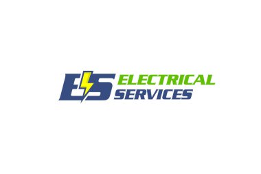 Elektrik enerjisi, enerji ve şimşek elektrik konsept logo tasarım şablonu