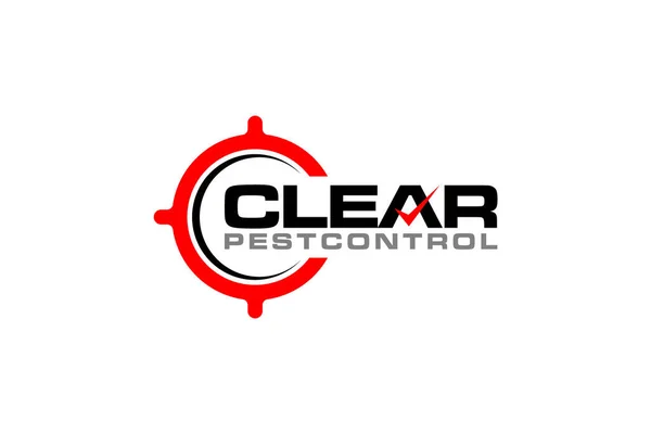 Illustration Vector Graphic Disinfection Service Pest Control Logo Design Template — Stock Vector