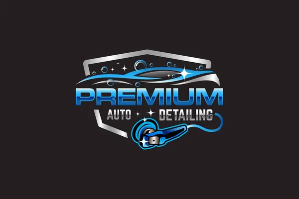 Servis logosu tasarım şablonunun çizim vektörü grafiği