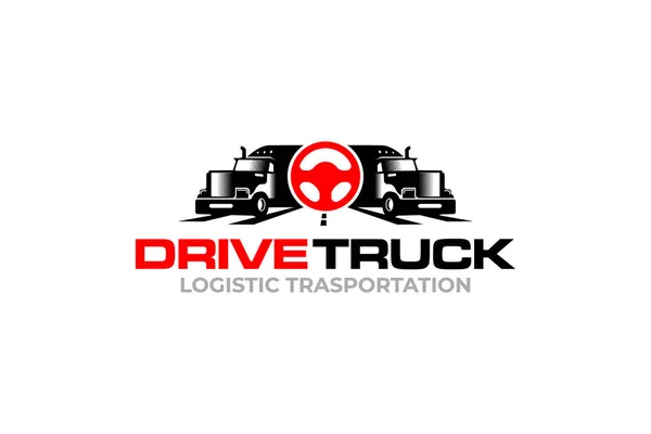 Illustratie Grafische Vector Van Beste Logistiek Transport Logo Ontwerp Template — Stockvector