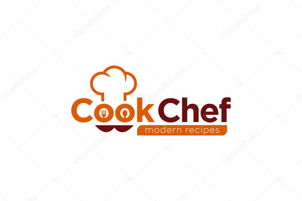 Illustration vector graphic of cooking for menu restaurant logo design template