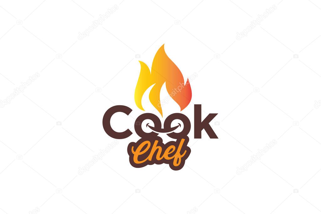 Illustration vector graphic of cooking for menu restaurant logo design template
