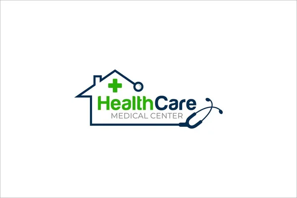 Illustration Graphic Vector Medical Healthcare Company Hospital Logo Design Template — 스톡 벡터