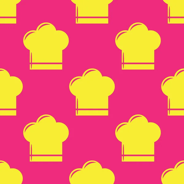 Chef Hat Seamless Pattern Your Textile Background Design Vector Illustration — ストックベクタ