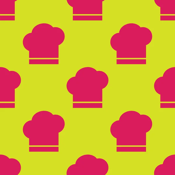 Chef Hat Seamless Pattern Your Textile Background Design Vector Illustration — Stock vektor