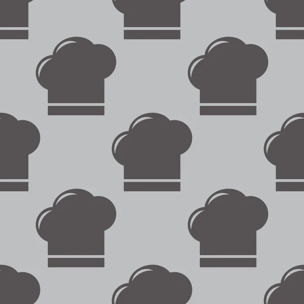 Chef Hat Seamless Pattern Your Textile Background Design Vector Illustration — Stock vektor