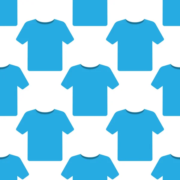 Sfondo Texture Senza Cuciture Con Icona Shirt Illustrazione Vettoriale — Vettoriale Stock