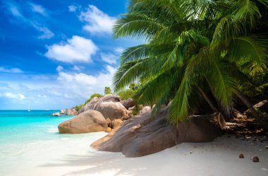 Anse Lazio - Seyşeller 'in en güzel plajı. Praslin, Seyşeller