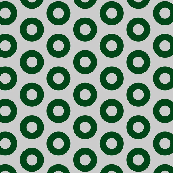 Seamless pattern vector with polka dots. Green circles on light gray background. Simple abstract geometric art. For wrapping paper, cover, baby stuff, textile, wallpaper and interior decoration.