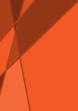 Turuncu çokgen sanat soyut arka plan vektörü. Monoton renk üçgeni ve dikdörtgen şekli, minimal grafik tasarım çizimi. Pankart, kapak, arkaplan ve duvar kağıdı için modern geometrik desen. 