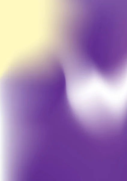 Красочная Жидкость Формы Абстрактный Вектор Фона Фиолетовый Желтый Белый Пятна — стоковый вектор