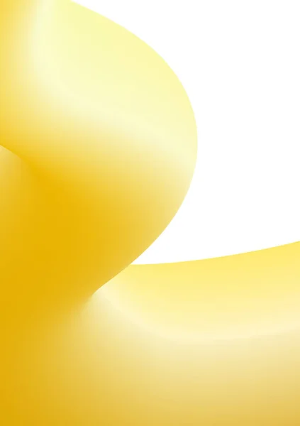 Jaune Forme Fluide Abstrait Vecteur Fond Graphique Flux Liquide Avec — Image vectorielle