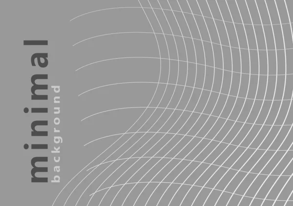 Beyaz dalgalı çizgi gri arka plan soyut vektörü. Hafif sıvı şekilli minimal grafik tasarım. Modern teknoloji fütüristik neon renk eğrisi deseni, kapak ve arkaplan için dinamik sanat çizimi. 