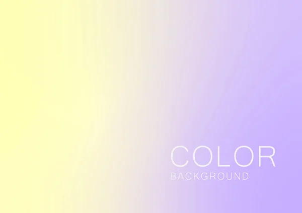 Pastellgelb Lila Verschwommener Abstrakter Hintergrund Weiche Glatte Farbverlauf Mit Schöner — Stockvektor