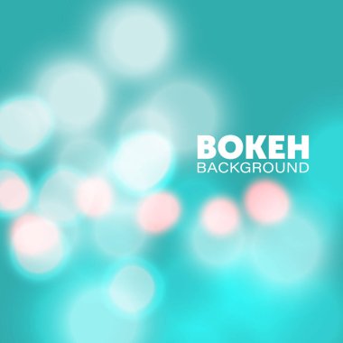 Parlak bokeh ışıkları soyut arkaplan vektörünü bulanıklaştırır. Kırmızı-pembe, mavi, beyaz Noel ampulü etkisi. Güzel, canlı, pırıl pırıl, aura şekilli bir sanat. Renkli daire lamba parti resimleme arkaplanı.