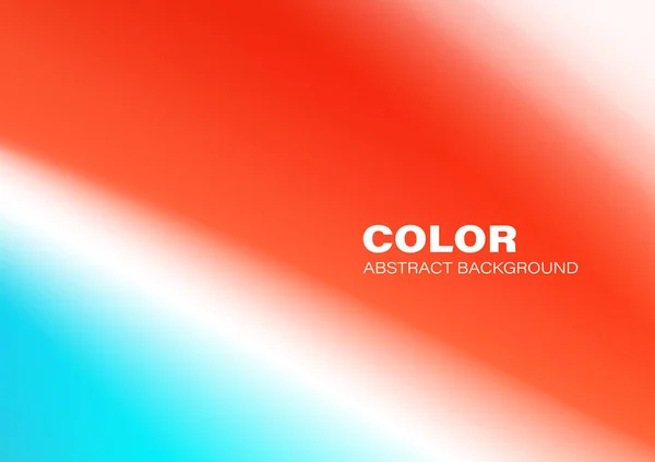 Farbverlauf Kunst Verschwimmt Abstrakten Hintergrund Vektor Leuchtend Orange Weiß Hellblau — Stockvektor