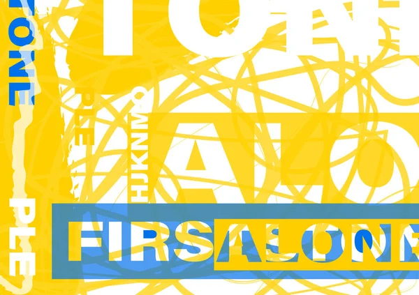 Grunge kelime dokusu soyut arkaplan vektörü. Çizik dergi deseni, sokak grafiti sanatı. Sert mektup, mürekkep fırçası sıçraması, kirli duvar kağıdı. Renkli gazete arkaplanı illüstrasyonu.