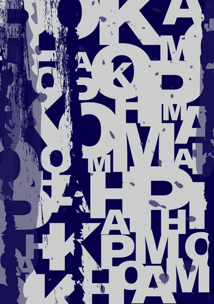 Grunge kelimesi soyut arkaplan vektörünü bulutlandırıyor. Çizik dergi deseni, sokak grafiti sanatı. Sert mektup, mürekkep fırçası sıçraması, kirli duvar kağıdı. Renkli gazete arkaplanı illüstrasyonu.