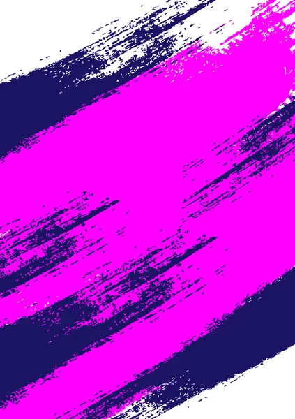 Pembe ve mavi grunge soyut arka plan vektörü. Mürekkep fırçası sıçraması, renkli çizik dokusu sanatı. Parlak, kirli, kaba şekil deseni. Modern kirli boya efekti, canlı arkaplan çizimi.