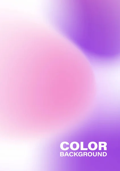 Colorful Gradient Blur Abstract Background Vector Bright Purple Light Pink — Stock Vector