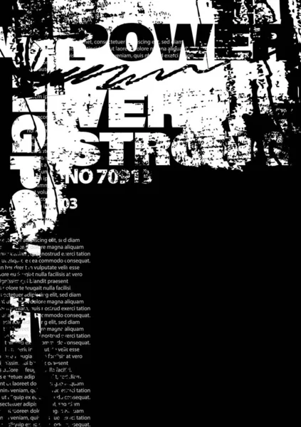 Grunge kelimesi soyut arkaplan vektörünü bulutlandırıyor. Çizik dergi deseni, sokak grafiti sanatı. Sert harf, mürekkep fırçası sıçrama deseni, kirli duvar kağıdı. Gazete arkaplanı illüstrasyonu.