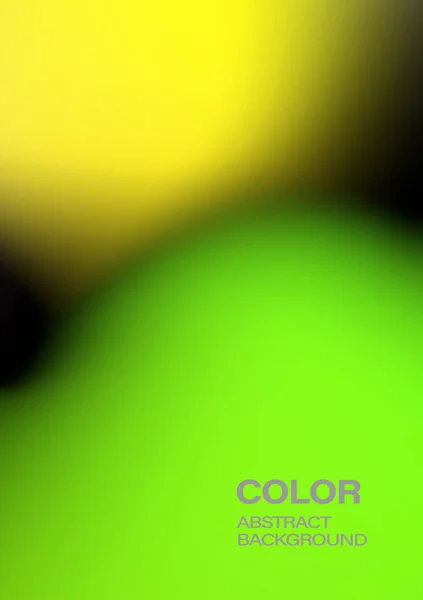 Renkli gradyan bulanık arkaplan vektörü. Açık sarı, açık yeşil, siyah, aura şekilli sanat. Yumuşak yumuşak canlı renk dokusu, canlılık sönümleyici element arkaplan illüstrasyonu.