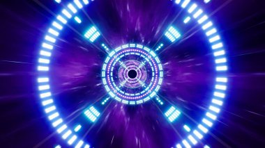 Pass through Purple Energy Dimension Portal clipart